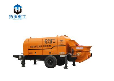 China Alloy Eye Plate Diesel Concrete Pump , Static Concrete Pump Ø200 Concrete Cylinder for sale