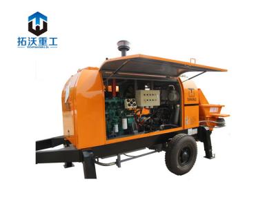 China Diesel High Pressure Cement Pump 60 Cubic Meter Per Hour Double Filter System for sale