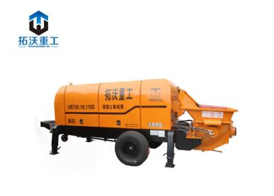 China Small Diesel Concrete Pump , Construction Concrete Pump 40 Cubic Meter Per Hour for sale