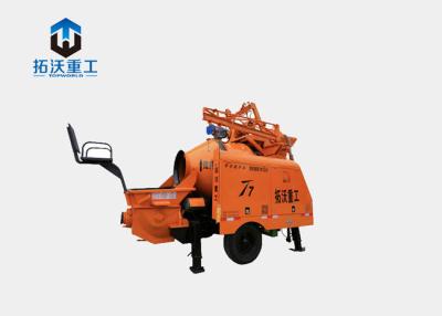 China 30m^3 Delivery Output Portable Mixer Pump Concrete Pump With Mixer 4.1 T Total Weight for sale