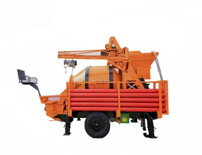 China Draggable Self Loading Concrete Mixer Alloy Eye Plate With Pump TWTG30 T8 for sale