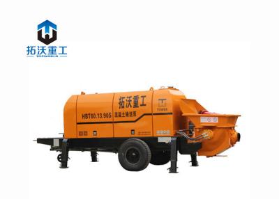 China Durable Concrete Mixer Pump , Hydraulic Concrete Pump With 8 Mpa Pumping Pressure for sale