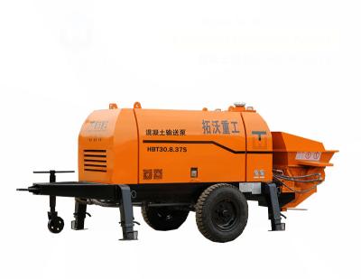 China Flexible Moving Small Concrete Pump Electrical Power For Construction Cases for sale