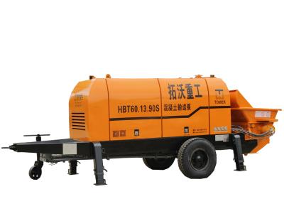 China 90 Kw Electrical Concrete Pump Beton Pumping Mchine For Small Construction Site for sale