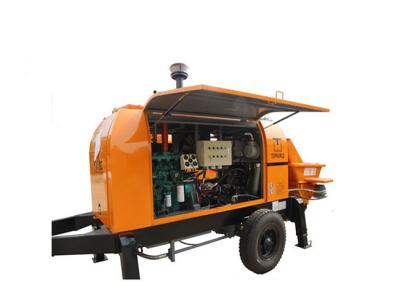 China Remote Control Mortar Concrete Mixer Pump Trailer Machine For Philippines for sale