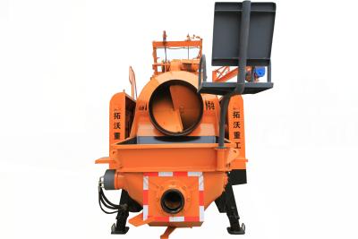 China Rural Construction Concrete Mixer Pump Trailer / Concrete Pump Machine for sale