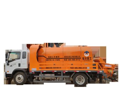 China Practical Type Truck Mounted Mini Concrete Pump For Rural Construction for sale