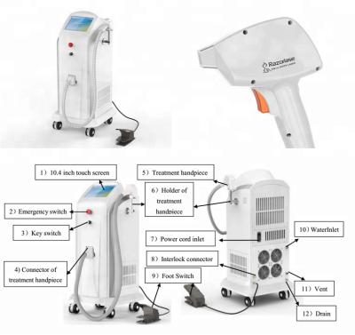 China Hair removal sincoheren 808 laser hair removal machine diode laser hair removal machine price for sale for sale