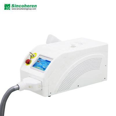 China Dark circles q switch ND yag laser machine effective for therapy colorful carbon dye removal tattoo pee beauty salon and clinic for sale