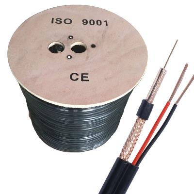 China TV cable in closed Copper/CCS RG59+2C with power for closed circuit television/CATV/Video 305m RG592C Camera elevator for sale