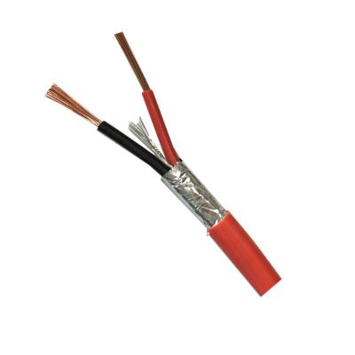 China CCS Factory Supply Alarm Bare Copper Cable 2 4 6 8/10/12 Core 24AWG Security Alarm Red Fire Resistant Cable for sale