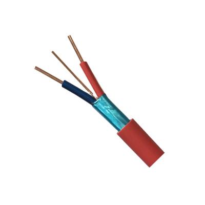 China Bare Copper CCS 22awg 18awg Safety Fire Resistor Cable 2ore 4core 1.5mm2 or 2.5mm2 100m Coil Shielded Unshielded 4c Fire Alarm Cable for sale