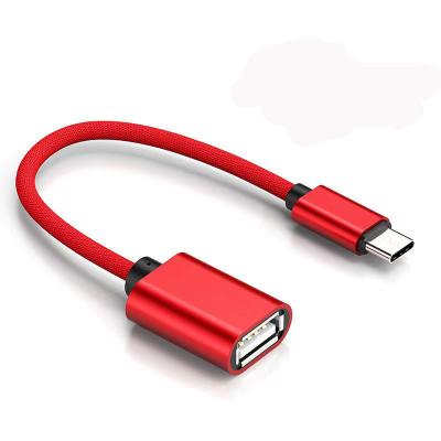 China Other aluminum alloy usb2.0 OTG adapter is suitable for charging and data transmission for sale