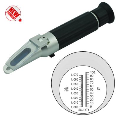 China Salinity Hand-held refractometers RHS-10ATC for sale