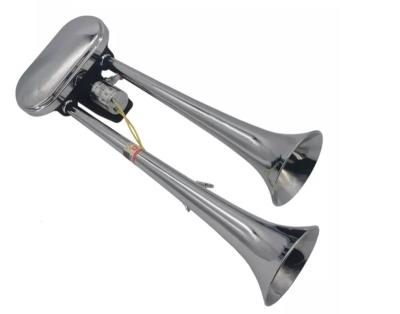 China Aluminum Piano Sound Musical Horn Two-Way Air Horn 24V Horn for sale