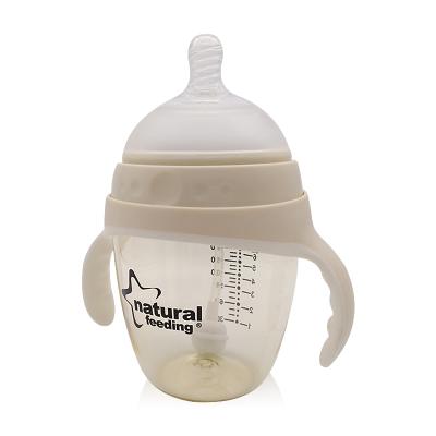 China Hot Selling Wide Mouth 210ml BPA Free Baby Feeding Milk Bottle BPA Free For Newnorn Baby for sale