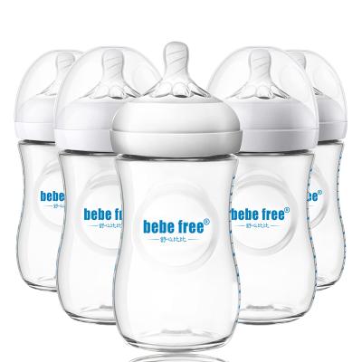 China Wholesale BPA Free Food Grade Infant Bottle BPA Free Baby Feeding PP Material Feeding Bottle With Air Valve for sale