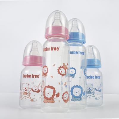 China BPA Free High Quality Hands Free Feeding Supplies BPA Free Squeeze Baby Milk PP Baby Feeding Bottle Set for sale