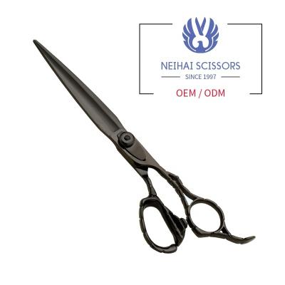 China VG10 Straight Steel Hair Scissors Barber Cutting Tools Professional Popular Barber Scissors for sale