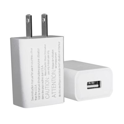 China US Plug 5V 2 Amp Usb Charger Single Port , Energy Efficiency Usb Wall Charger Adapter for sale