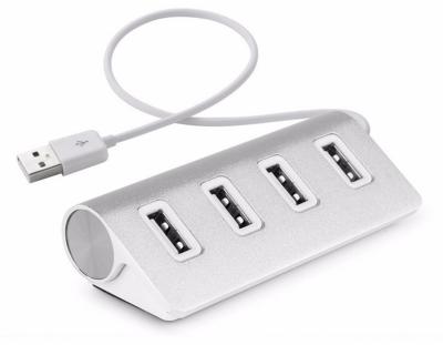 China High Speed 4 Port  Powered USB 2.0 Hub Portable Multifunction  8.8 * 4 * 2.2cm for sale