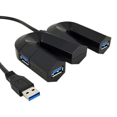 China 5Gbps External Powered Usb Hub , High Performance Usb Expansion Hub ABS Plastic for sale