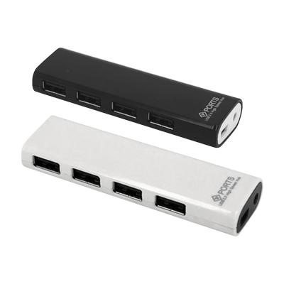 China Wireless Multiport Usb Port Expander , Ultra Thin 480MBps Laptop Usb Hub ABS Plastic for sale