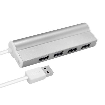 China Aluminum Mini Powered USB 2.0 Hub High Speed High Performance With Cable for sale