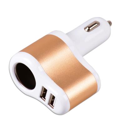 China Cigarette Lighter Adapter USB Car Charger 3.1A Dual Port For Mobile Phone / Tablets for sale