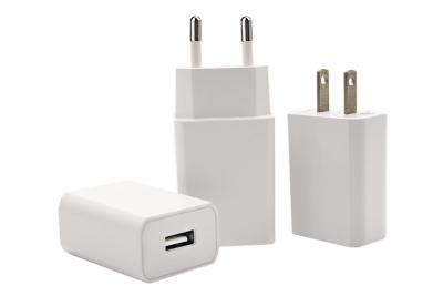 China Mobile Micro Usb Wall Charger 5v 2a / 1a , White Single Port Usb Wall Adapter High Speed for sale