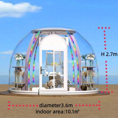 China Homestay Hotel Dining Homes Prefab Mobile Transparent Spare Outdoor Bubble House for sale