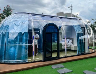 China Modern Style Star Room Glamping Dome Prefab Cabin House and Restaurant for Sale PC Home Tent for sale