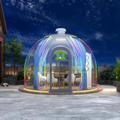 China Flame Retardant Safe Dome Glamping Tent Transparent Inflatable Bubble House Bubble Tent for sale