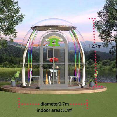 China Fashion Bubble Glass Dome House Event Party Tent Pc Dome Hotel Polycarbonate Dome Tent for sale