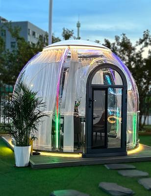 China Mosquito Proof Sunscreen Polycarbonate Bubble Room Pc Tent Transparent Bubble House for sale