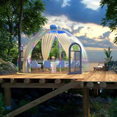 China Hot Selling Hotel Polycarbonate Dome Tent Modular Prefab PC Bubble Room Dome House For Resort for sale