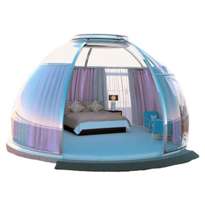 China Leisure Facilities Internet Celebrity Bubble Room Glass House Outdoor Restaurant Transparent Dome Room Star Room for sale