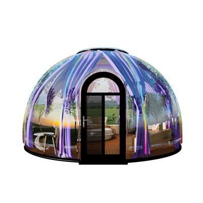 China Explore the Outdoors with PC Star Room Mobile Scenic Area Camping Spherical Tent Villa Outdoor Homestay Bubble House 3.8m for sale