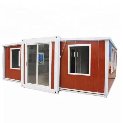 China Removable Double Wing Folding Container Room for Sandwich Panel Houses Construction Site Solution for sale