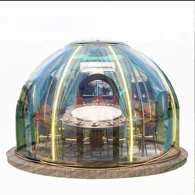 China House Transparent Camping Hotel Prefabricated Dome for Camping Bubble House for sale