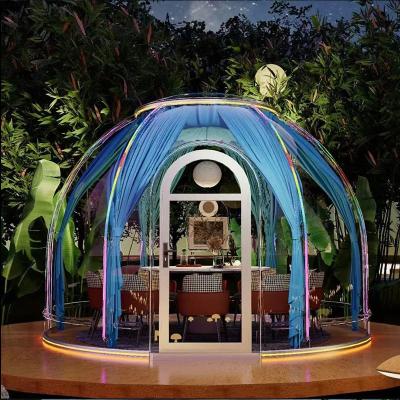 China Portable Outdoor Camping Bubble Dome with Transparent PC Material and Starry Sky Design for sale