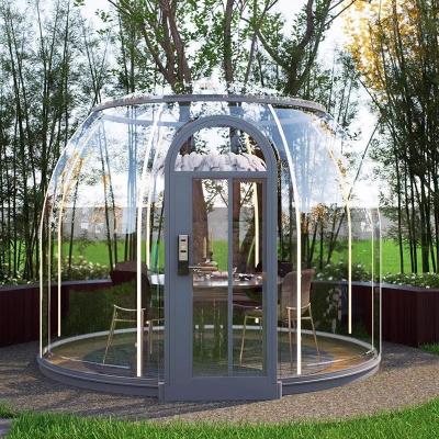 China Hotel Sun Room PC Mobile Outdoor Afternoon Tea Restaurant Star Room Spherical Transparent Bubble Room for sale