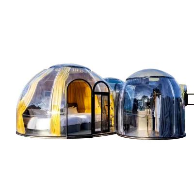 China Panoramic Skylight Oversized Tent Recreational Outdoor Layout Residential Hostel Party Play Star Room for sale