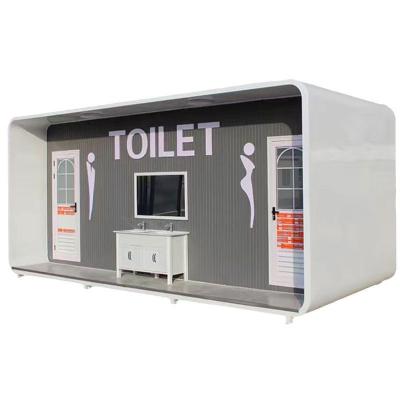 China Outhouse Portable Toilet With Shower , Integrated Public Toilet for sale