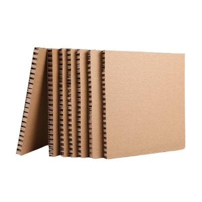 China Honeycomb Cardboard Lined Carton Board Thick Paper Display Hollow Paper Cushion Honeycomb Board for sale