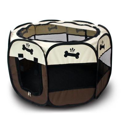 China Octagonal Barrier Pet Breathable Tent Jing Cage Cat Kennel Kennel Cage for sale