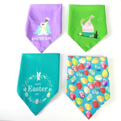 China Dogs Pet Saliva Triangle Scarf Cat And Dog Pet Supplies Easter Pet Scarf for sale