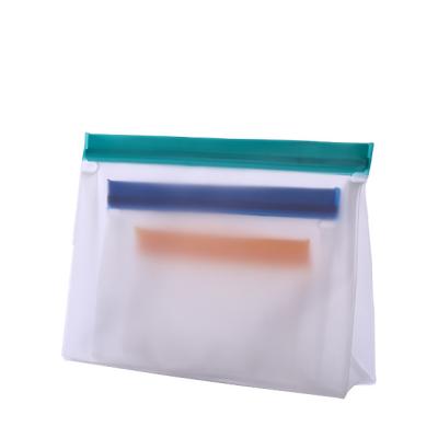 China Sustainable set of 3 reusable grocery bags, freezer bags, storage bags in different sizes for sale