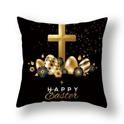 China Wholesale Linen Sofa Pillow Egg Cushion Waist Pillow Case Nordic Sofa Pillow Easter With Core for sale