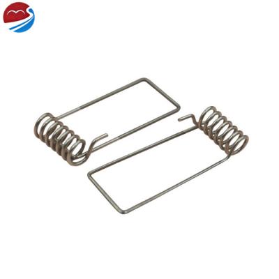 China Custom Flat Recessed Coil Lamp Holder Downlight Lighting Torsion Spring With Rubber In Led Panel for sale